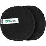 EcoYou Abschminkpads schwarz - 10er Set aus Bio Baumwolle