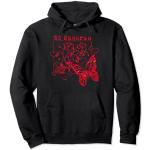 Ed Sheeran Red Wild Hearts and Butterflies Pullover Hoodie