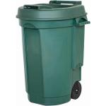 EDA Fahrbarer Abfallbehälter 110L - green synthetic material 329424