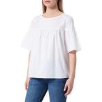 Weiße Esprit Tunika-Blusen aus Jersey für Damen Größe S 
