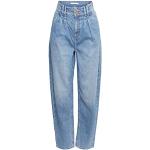 Blaue Esprit 5-Pocket Jeans mit Reißverschluss aus Baumwollmischung für Damen 