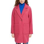 Reduzierte Pinke Esprit Wollmäntel aus Wolle für Damen Größe XL für den für den Winter 