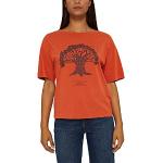 Orange Esprit EDC Bio T-Shirts für Damen Größe S 