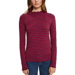 Reduzierte Rote Langärmelige Esprit T-Shirts für Damen Übergrößen 