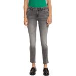 Graue Esprit Slim Fit Jeans mit Knopf aus Denim für Damen Weite 25 