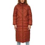 Zimtfarbene Esprit EDC Kapuzenjacken aus Fleece mit Kapuze für Damen Größe XS für den für den Winter 
