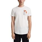 Weiße Esprit Bio T-Shirts aus Jersey für Herren Größe M 