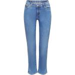 Blaue edc Straight Leg Jeans aus Denim für Damen Größe XS Weite 25, Länge 32 