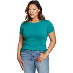 Grüne Kurzärmelige Eddie Bauer T-Shirts für Damen Größe XS 