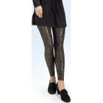 Schwarze Wetlook-Leggings & Glanzleggings aus Polyester Handwäsche für Damen Größe XL 