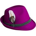 Auberginefarbene Trachtenhüte 56 schmutzabweisend für Damen für den für den Sommer 