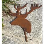 Braune 20 cm Tierfiguren für den Garten 20 cm aus Massivholz 