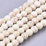 Weiße Perlin Bastelperlen 48-teilig 