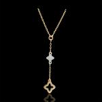 Elegante Edenly Augusta Colliers aus Gold mit Diamant 