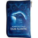Edgar Allan Poe Tasche für Literarische Liebhaber – Kleine Geldbörsen für Frauen von Well Read – Buchleser Make-up-Tasche – Schreibwaren-Tasche