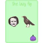 Edgar Allan Poe Und Crow - Ihre Wahl Der Ohrstecker Oder Baumeln Titan Ohrringe