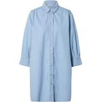 Blaue Mini Minikleider & kurze Kleider aus Denim für Damen Größe XS 