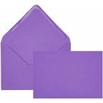 Fliederfarbene Briefumschläge ohne Fenster DIN B6 aus Papier 25-teilig 