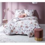 Pastelllilane Moderne Bettwaesche-mit-Stil Bettwäsche mit Mohnblumen-Motiv 