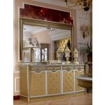 Goldene Barocke Küchenschränke aus Holz 