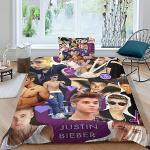 Justin Bieber Bettwäsche Sets & Bettwäsche Garnituren mit Reißverschluss aus Polyester maschinenwaschbar 135x200 für den für den Frühling 
