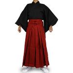 Edoten Japanese Samurai Hakama Uniform 1771BK-RD L