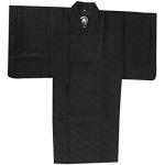 Edoten Japanese Samurai Hakama Uniform Shirt Tops Sayagata 1771BK XL