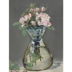 Edouard Manet Moss Roses In A Vase 1882 Painting XL Giant Panel Poster (8 Sections) Gemälde