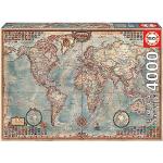 Reduzierte 4.000 Teile Educa Puzzles mit Weltkartenmotiv 