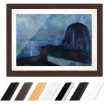 Edvard Munch - Starry Night - Sternennacht, Farbe:Wenge, Größe:80x60cm A1