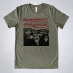 Edvard Munch T-Shirt - Angst, Anxiety, Kunstdruck, Shirt, Kunst T-Shirt, Künstler Geschenk, Litographie