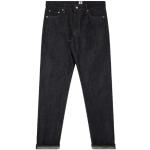 Reduzierte Indigofarbene EDWIN Straight Leg Jeans aus Baumwolle für Herren Weite 34, Länge 32 