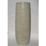 Weiße Bodenvasen & Vasen für Pampasgras mit Lissabon-Motiv matt aus Steingut 