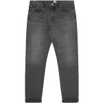 Schwarze EDWIN Straight Leg Jeans mit Reißverschluss aus Baumwolle für Herren 