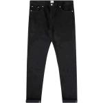Schwarze EDWIN Slim Fit Jeans aus Denim für Herren Weite 34, Länge 32 
