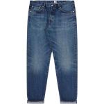 Reduzierte Blaue EDWIN Slim Fit Jeans aus Denim für Herren Weite 34, Länge 32 