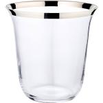 EDZARD Flaschenkühler Sektkühler Toby, mundgeblasenes Kristallglas mit Platinrand, Höhe 23 cm, ø 23 cm