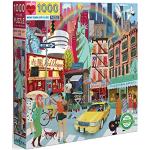 eeBoo Piece and Love New York Life Puzzle für Erwachsene, quadratisch, 1000 Teile