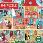 Eeboo Puzzlespiel - 64 Teile - Das Koala-Haus