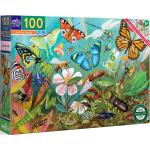 100 Teile eeBoo Puzzles mit Insekten-Motiv 