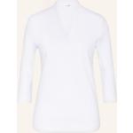 Weiße 3/4-ärmelige Efixelle Sommermode aus Baumwolle für Damen Größe L für den für den Sommer 