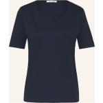 Dunkelblaue Efixelle T-Shirts aus Baumwolle für Damen Größe S 