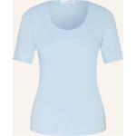 Hellblaue Efixelle T-Shirts aus Baumwolle für Damen Größe M 