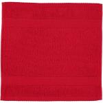 Rote Moderne Egeria Seiflappen aus Baumwolle 30x30 