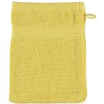 Gelbe Moderne Egeria Waschhandschuhe aus Baumwolle 15x21 