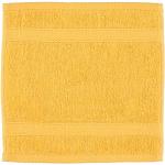 Gelbe Egeria Seiflappen aus Baumwolle 30x30 