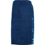 Reduzierte Blaue Egeria Damenbademäntel & Damensaunamäntel mit Knopf aus Baumwolle Einheitsgröße 