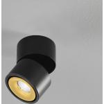 Egger Licht Clippo S LED Wand- / Deckenstrahler schwarz / Gold