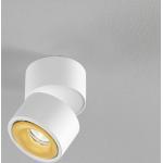 Egger Licht Clippo S LED Wand- / Deckenstrahler weiß / Gold