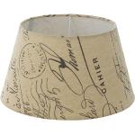Braune Vintage Eglo Runde Runde Lampenschirme aus Stoff 